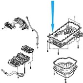 Těsnění olejové vany 68027583AA Jeep Wrangler JK,Liberty  2.8L CRD